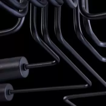 Потолочная люстра Gilbert черного цвета