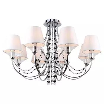 Потолочная люстра Greenlee с белыми плафонами