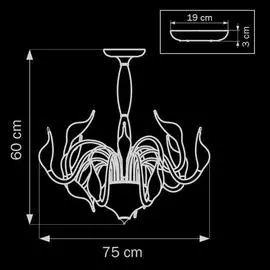 Потолочная люстра Lightstar Cigno Collo
