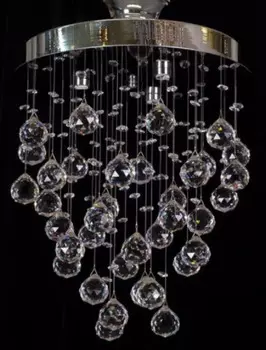 Потолочная люстра Lilliana с подвесками из стекла