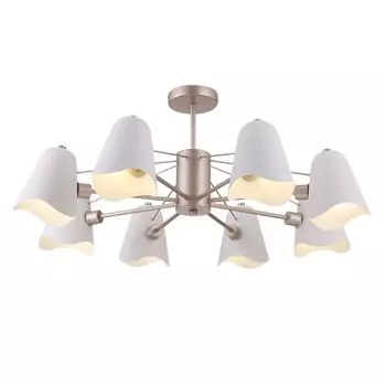 Потолочная люстра Manon с белыми плафонами