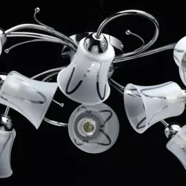 Потолочная люстра мечта с плафонами из стекла