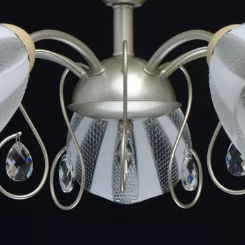 Потолочная люстра мечта серебряного цвета