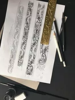 Потолочная люстра Palace золотого цвета