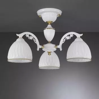 Потолочная люстра Reccagni Angelo с плафонами из стекла