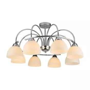 Потолочная люстра с белыми плафонами