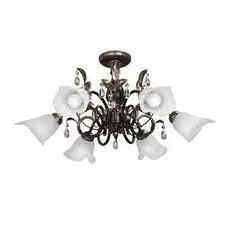 Потолочная люстра с белыми плафонами