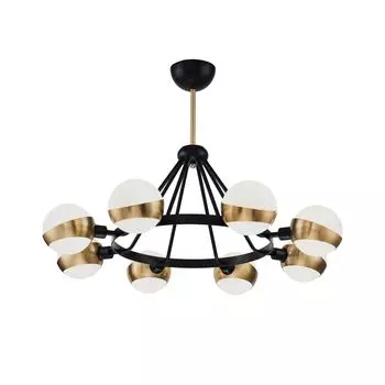 Потолочная люстра Silvia со стеклянными плафонами