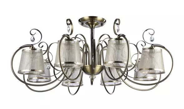 Потолочная люстра Simone бронзового цвета