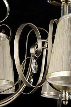 Потолочная люстра Simone с плафонами из органзы