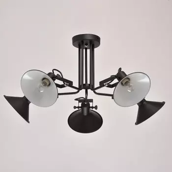 Потолочная люстра таун черного цвета
