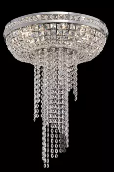 Потолочная люстра Tigela с хрустальными подвесками