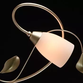 Потолочная люстра верона с плафонами из стекла