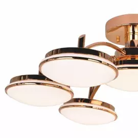 Потолочная светодиодная люстра Ledante с белыми плафонами