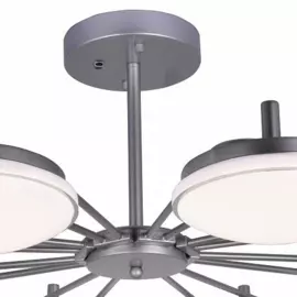 Потолочная светодиодная люстра Ledante с белыми плафонами