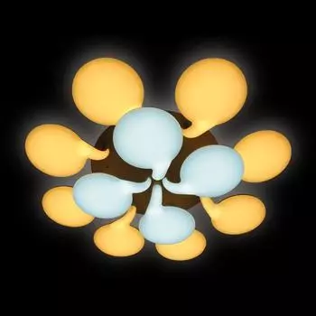 Потолочная светодиодная люстра Orbital Cloud из пластика