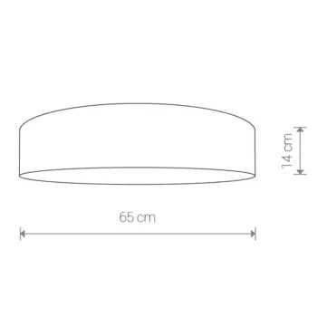 Потолочный светильник Turda золотого цвета