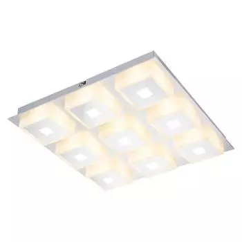 Потолочный светодиодный светильник Globo Quadralla