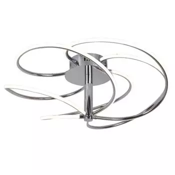 Потолочный светодиодный светильник Impeditis цвета хром