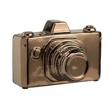 Предмет декора Camera золотая