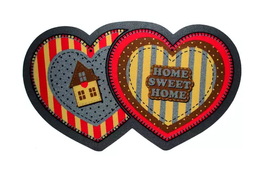 Придверный коврик с резиновым основанием 40х68