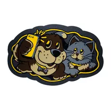 Придверный коврик с резиновым основанием 40х68