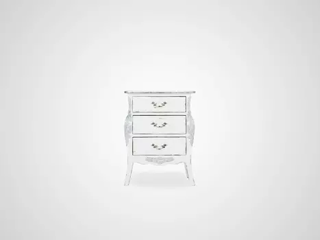 Прикроватная тумба белого цвета