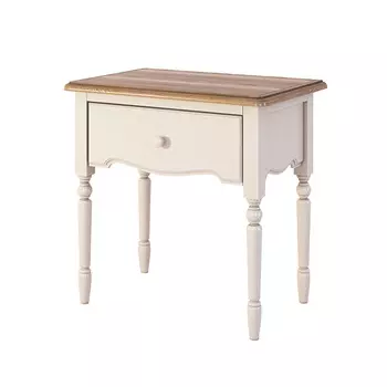 Прикроватная тумба Leblanc с ящиком бежевого цвета