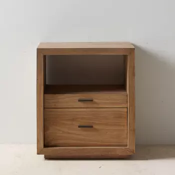 Прикроватная тумба с двумя ящиками