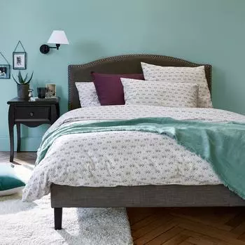 Прикроватная тумба с ящиком Lison белого цвета