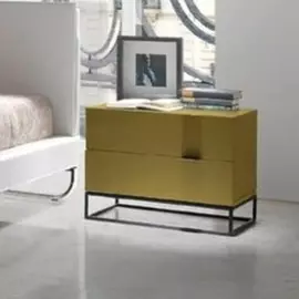 Прикроватная тумбочка Estetico желтая