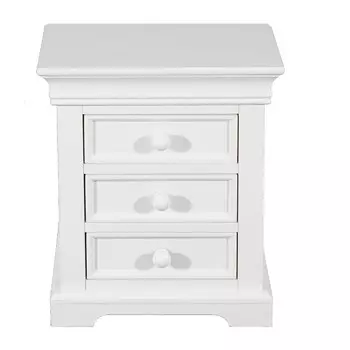 Прикроватная тумбочка Marseille белого цвета