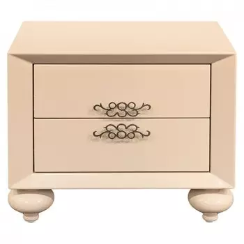 Прикроватная тумбочка Palermo бежевого цвета