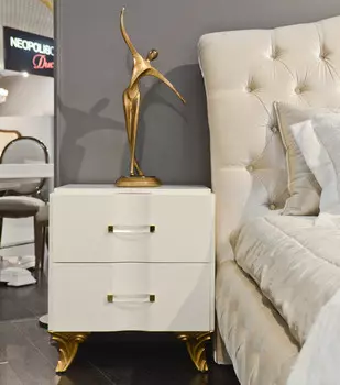 Прикроватная тумбочка Rimini с двумя ящиками