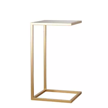 Прикроватный столик со столешницей из бронзового стекла