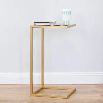 Прикроватный столик со столешницей из прозрачного стекла