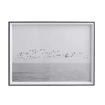 Принт в раме из дерева и пластика