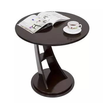 Приставной столик акцент стандарт со шпонированной столешницей