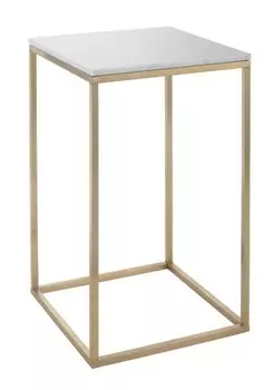 Приставной столик Faceby с мраморной столешницей