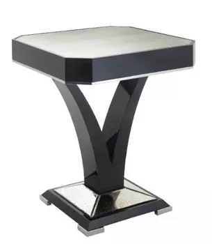 Приставной столик Kildare из дерева и и стекла