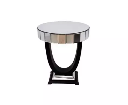 Приставной столик Mirrored со стеклянной столешницей