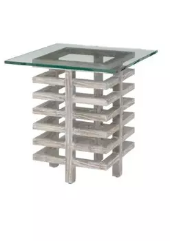 Приставной столик Nari со стеклянной столешницей