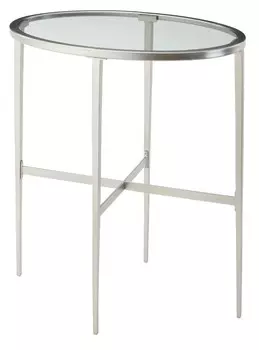 Приставной столик Verne со стеклянной столешницей