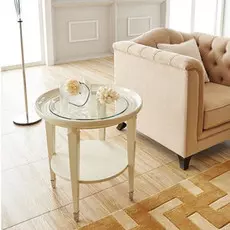 Приставной журнальный столик Modena бежевого цвета