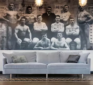 Прямой диван Julia Sits бежевого цвета