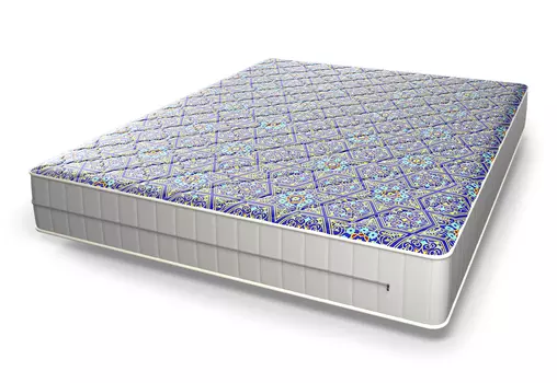 Пружинный матрас аквамарин Premium 180x195 с принтом благословение востока