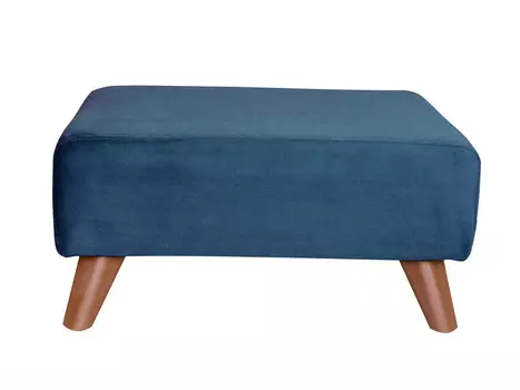 Пуф эрика синего цвета