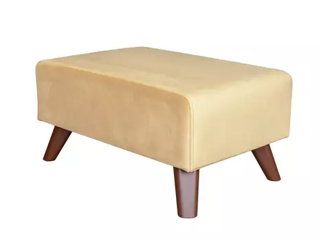 Пуф эрика желтого цвета