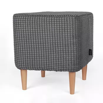 Пуф азимут Civic Grafit на ножках из дерева бука