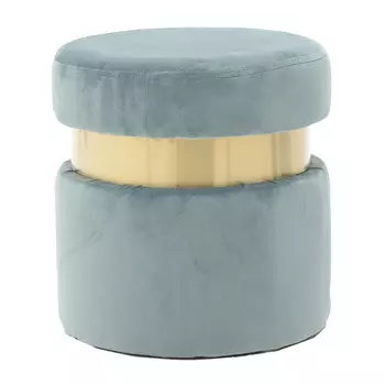 Пуф бирюзового цвета